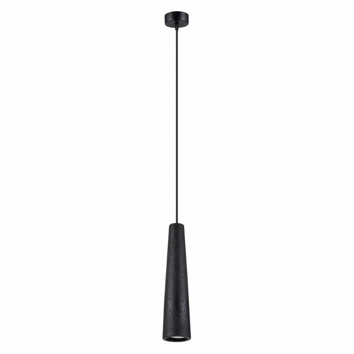 Pendant lamp ELECTRA black concrete Sollux Lighting SL.1355