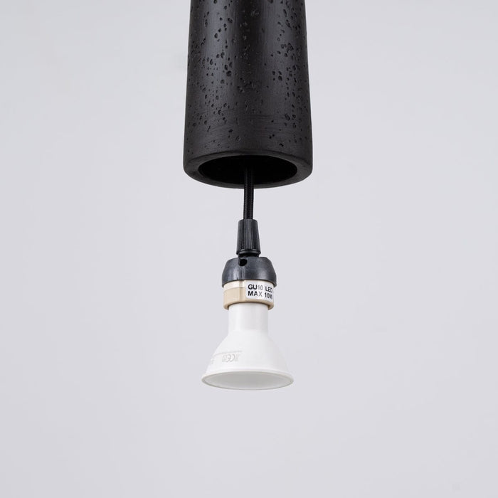 Pendant lamp ELECTRA black concrete Sollux Lighting SL.1355