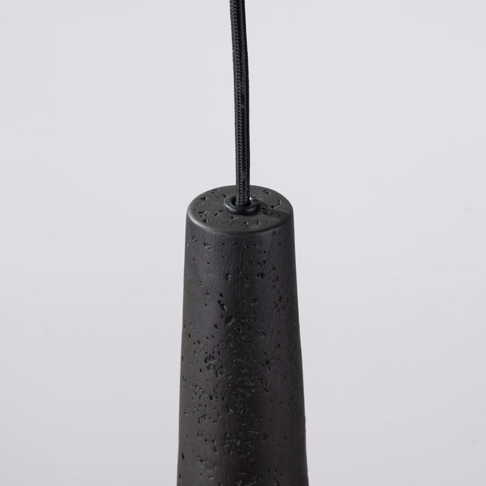 Pendant lamp ELECTRA black concrete Sollux Lighting SL.1355