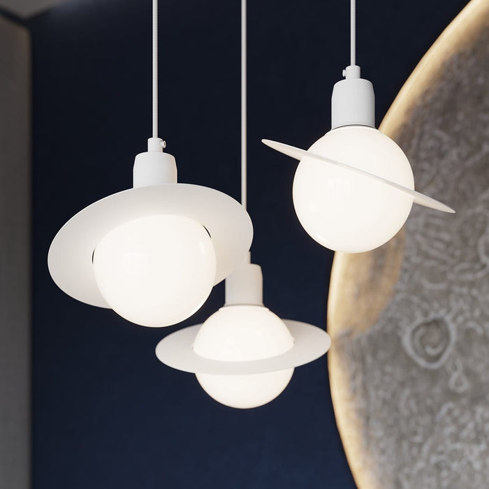 Pendant lamp HYPERION 1 white Sollux Lighting SL.1356