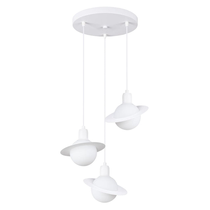 Pendant lamp HYPERION 1 white Sollux Lighting SL.1357