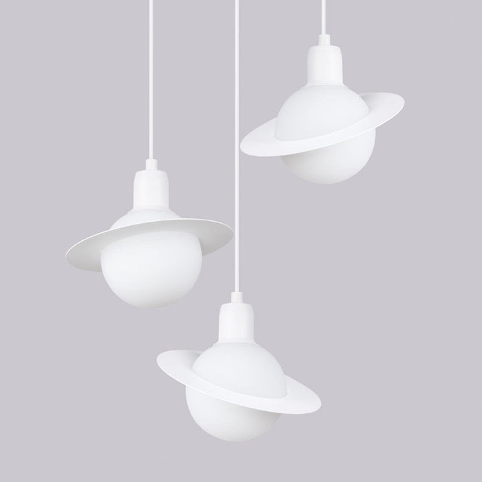 Pendant lamp HYPERION 1 white Sollux Lighting SL.1357