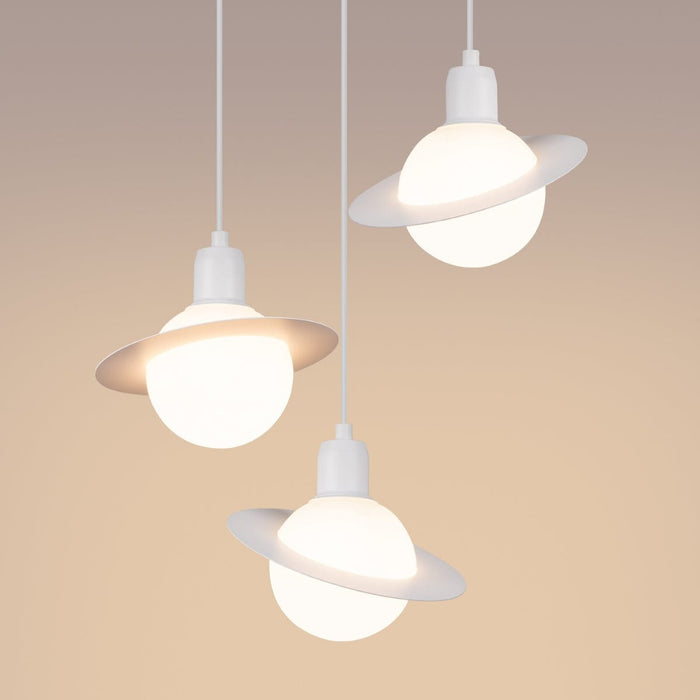 Pendant lamp HYPERION 1 white Sollux Lighting SL.1357