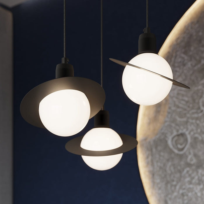 Pendant lamp HYPERION 1 black Sollux Lighting SL.1358