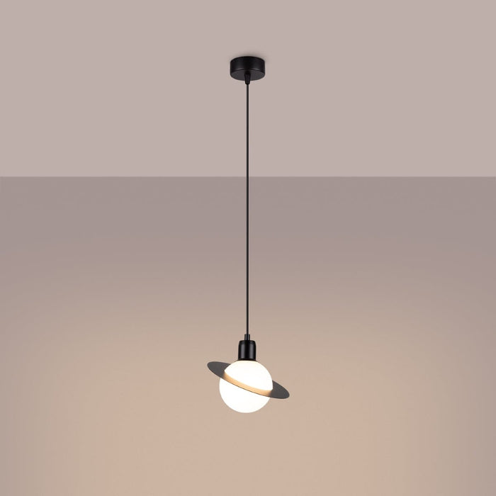 Pendant lamp HYPERION 1 black Sollux Lighting SL.1358