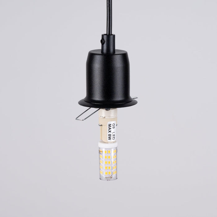 Pendant lamp HYPERION 1 black Sollux Lighting SL.1358