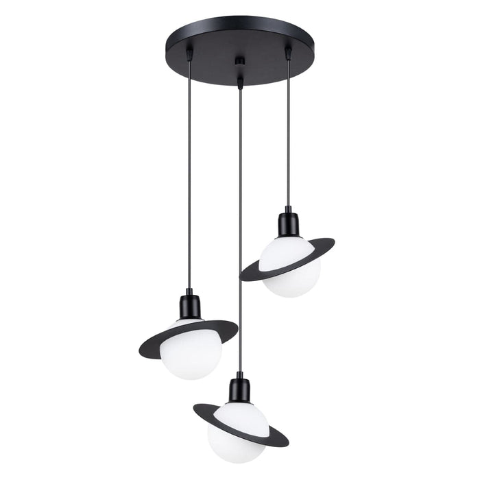 Pendant lamp HYPERION 3P black Sollux Lighting SL.1359