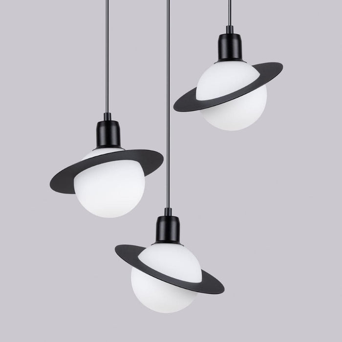 Pendant lamp HYPERION 3P black Sollux Lighting SL.1359