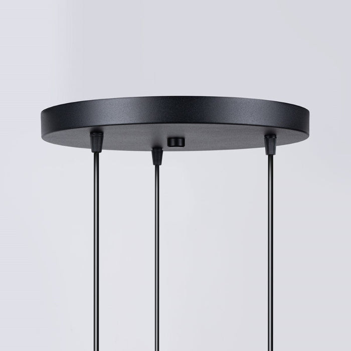 Pendant lamp HYPERION 3P black Sollux Lighting SL.1359