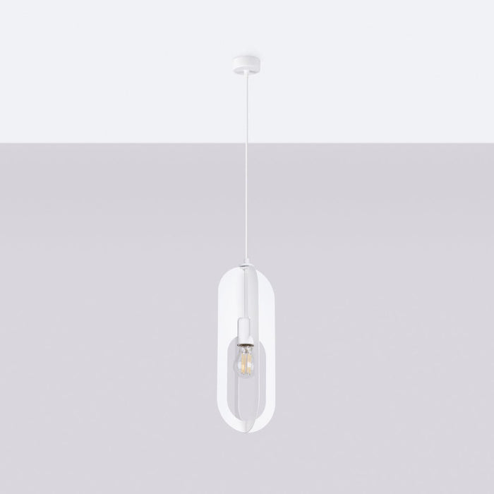 Pendant lamp NICUS 1 white Sollux Lighting SL.1360