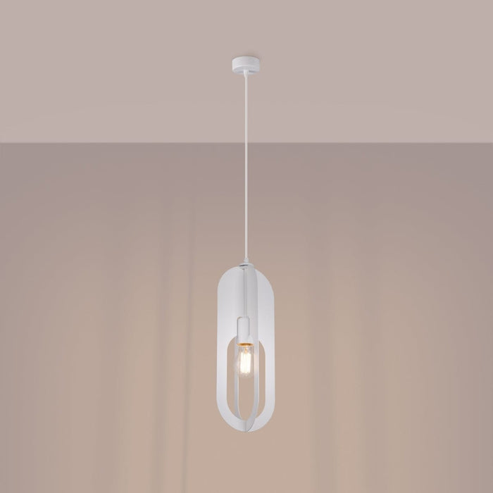 Pendant lamp NICUS 1 white Sollux Lighting SL.1360