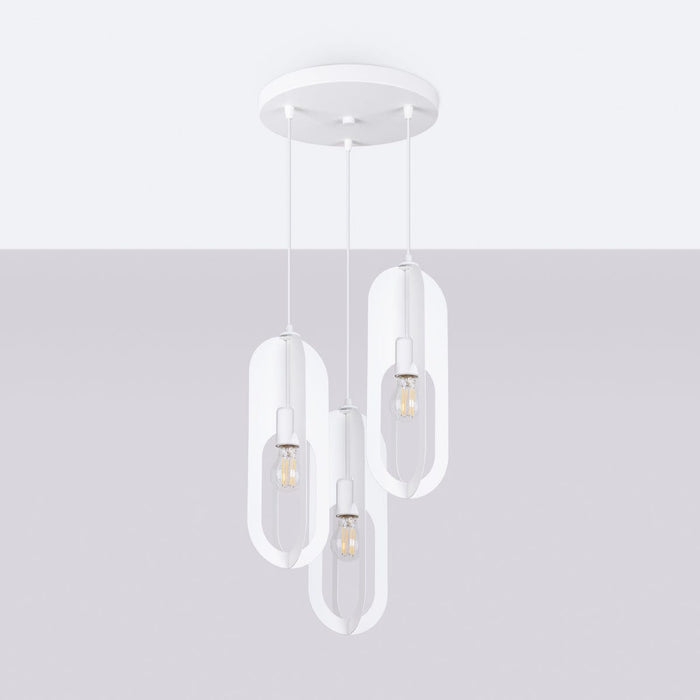 Pendant lamp NICUS 1 white Sollux Lighting SL.1361