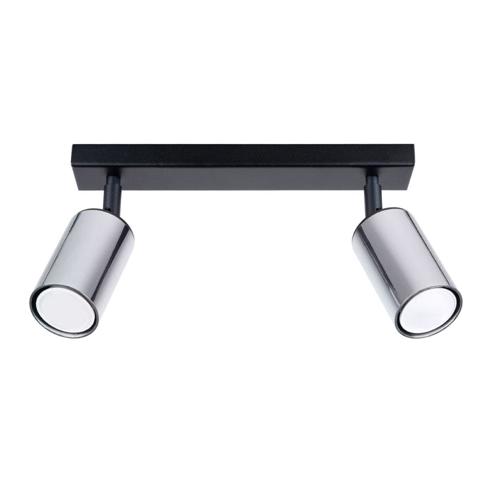 Ceiling lamp WINX 2 black/chrome Sollux Lighting SL.1367