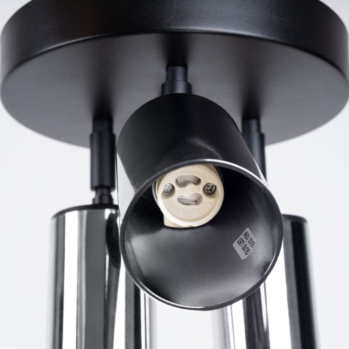 Ceiling lamp WINX 3P black/chrome Sollux Lighting SL.1369