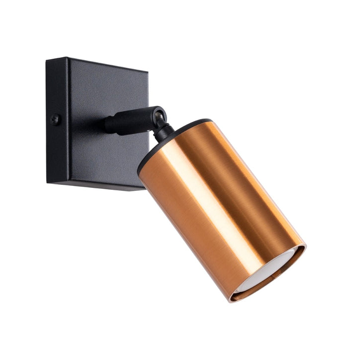 Wall lamp WINX black/copper Sollux Lighting SL.1374