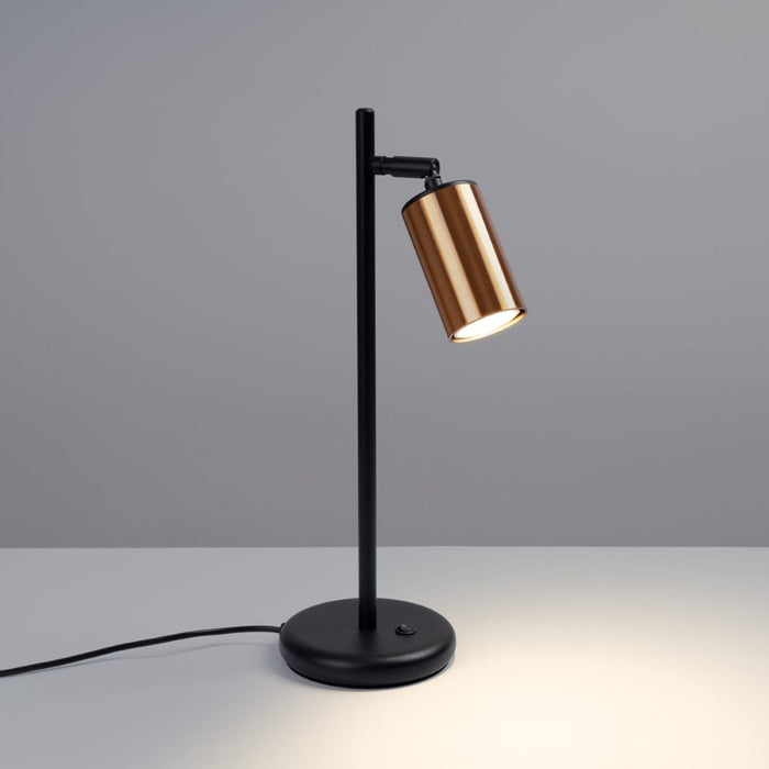 Table lamp WINX black/cooper Sollux Lighting SL.1381