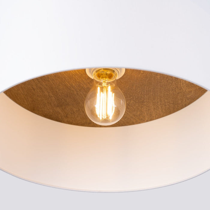 Ceiling lamp TELESTO white/light brown Sollux Lighting SL.1393