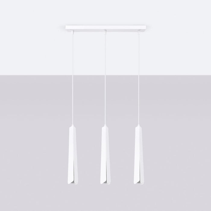 Pendant lamp PRYSM 3L white Sollux Lighting SL.1399