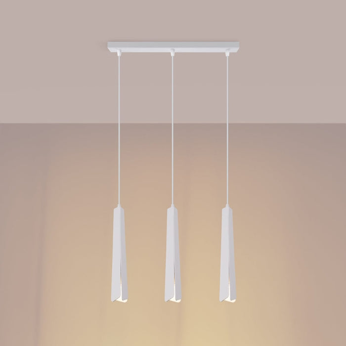 Pendant lamp PRYSM 3L white Sollux Lighting SL.1399