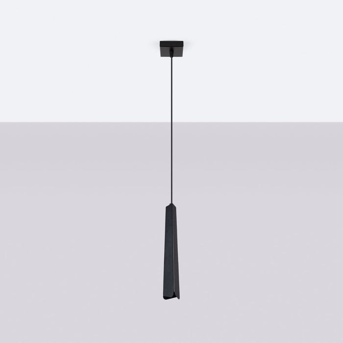 Pendant lamp PRYSM 1 black Sollux Lighting SL.1400