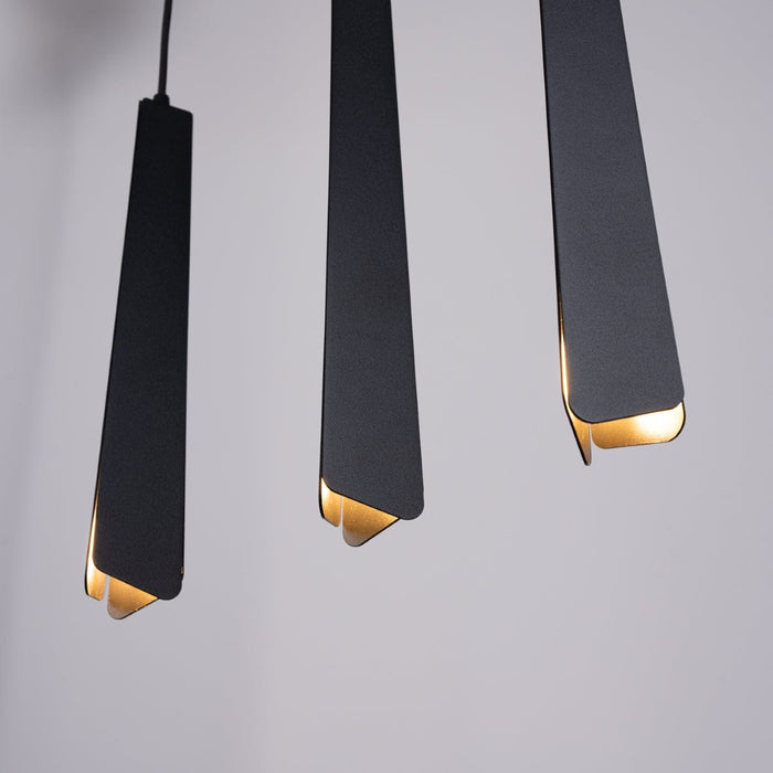 Pendant lamp PRYSM 3L black Sollux Lighting SL.1402