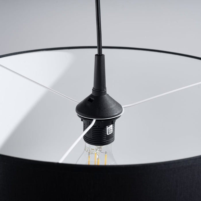 Pendant lamp NOVA 40 black Sollux Lighting SL.1406