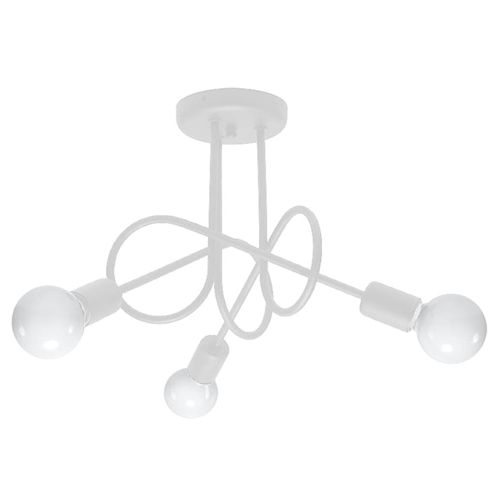 Chandelier LOOP 3 white Sollux Lighting SL.1431