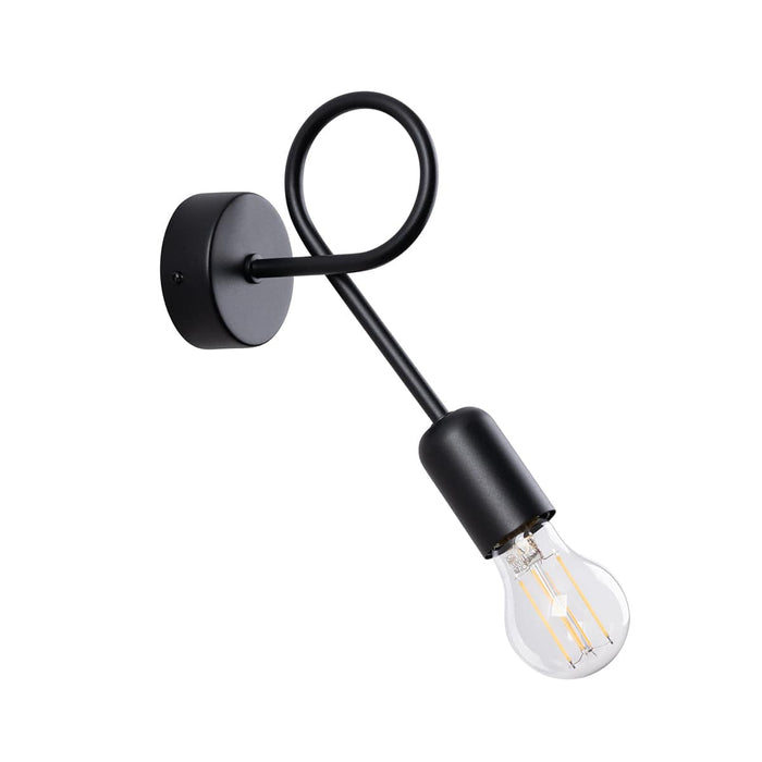 Wall lamp LOOP black Sollux Lighting SL.1433