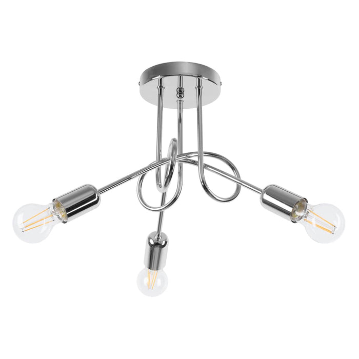 Chandelier LOOP 3 chrome Sollux Lighting SL.1440