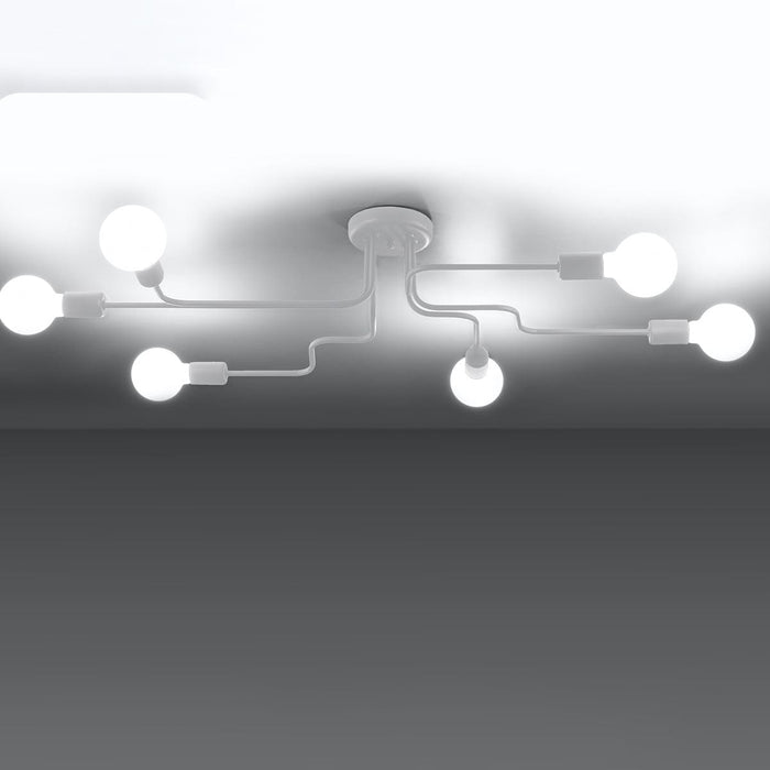 Chandelier VECTOR 6 white Sollux Lighting SL.1443