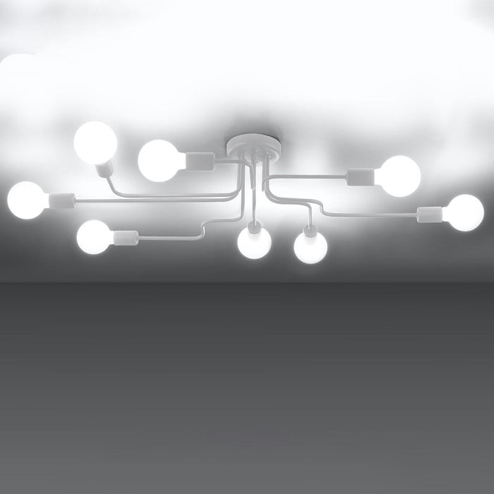 Chandelier VECTOR 8 white Sollux Lighting SL.1444