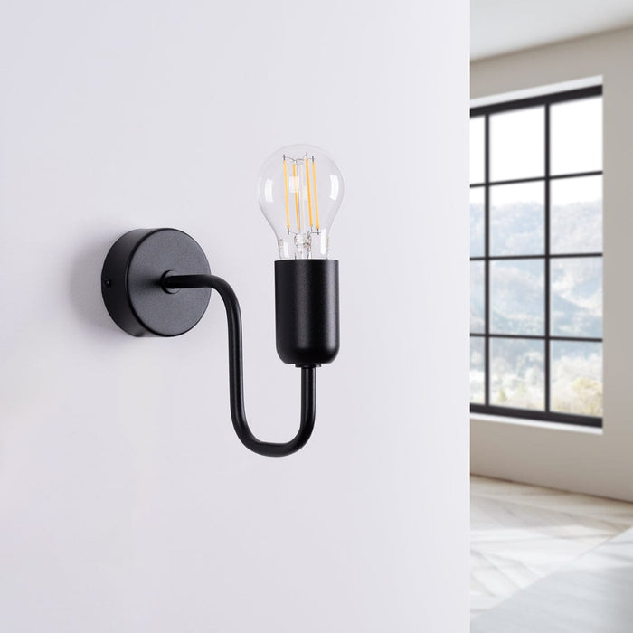 Wall lamp VECTOR black Sollux Lighting SL.1445