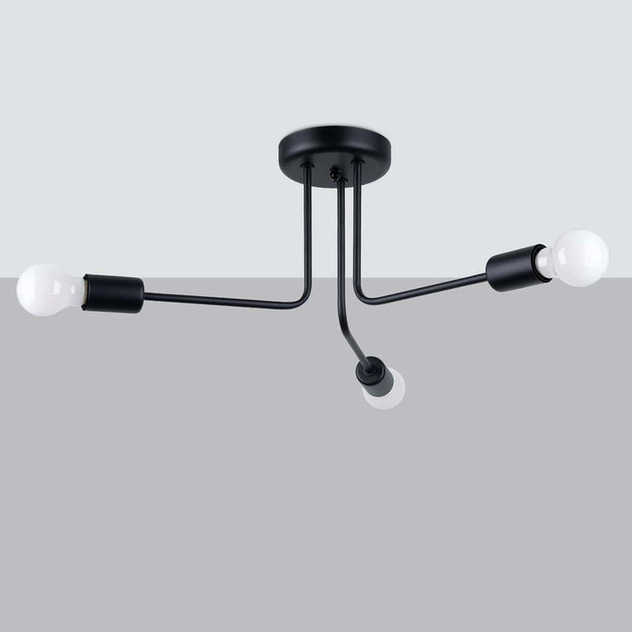 Chandelier NORAH 3 black Sollux Lighting SL.1450