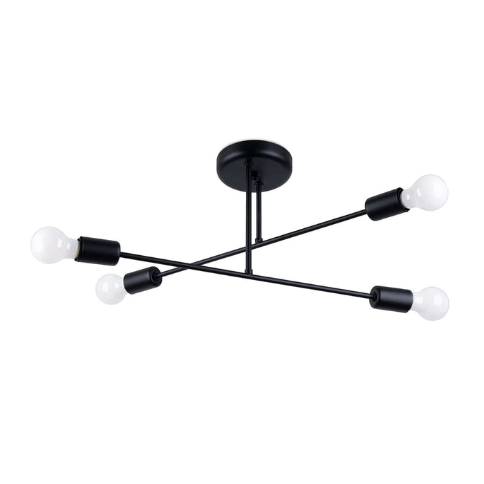 Chandelier NORAH 4 black Sollux Lighting SL.1451