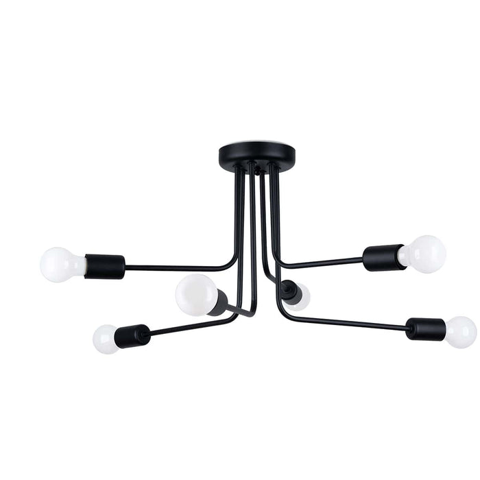 Chandelier NORAH 6 black Sollux Lighting SL.1452