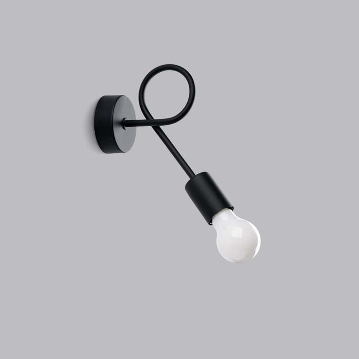 Wall lamp LEVAR black Sollux Lighting SL.1454