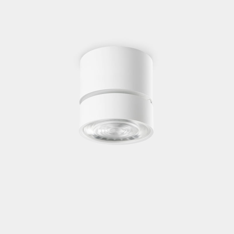 15-8035-14-MS, SPOTLIGHT KIVA SURFACE Ø75MM 7.8W LED WARM-WHITE 2700K CRI 92 18.9º PHASE CUT , White