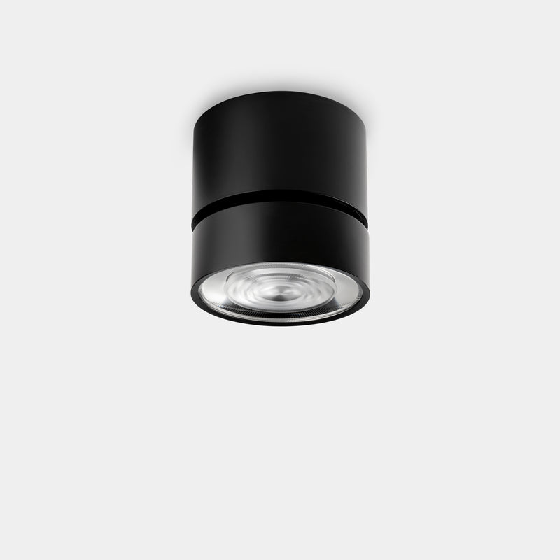 15-8035-60-MS, SPOTLIGHT KIVA SURFACE Ø75MM 7.8W LED WARM-WHITE 2700K CRI 92 18.9º PHASE CUT , Black