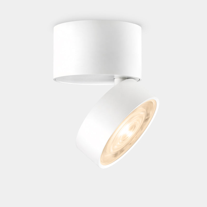 15-8037-14-DS, SPOTLIGHT KIVA SURFACE Ø95MM 13.2W LED WARM-WHITE 2700K CRI 92 22.7º DALI-2 WH, White