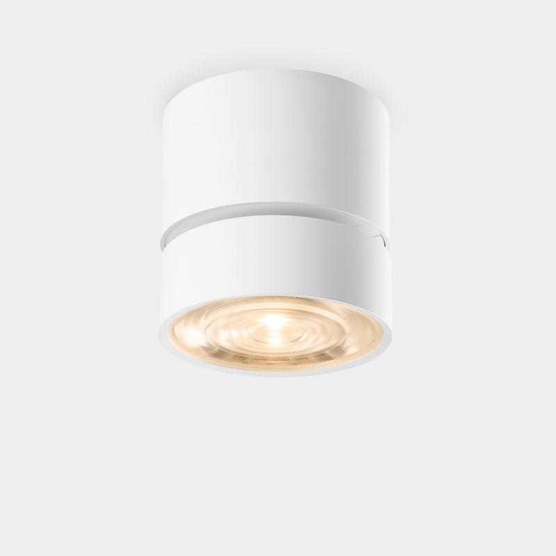 15-8037-14-DS, SPOTLIGHT KIVA SURFACE Ø95MM 13.2W LED WARM-WHITE 2700K CRI 92 22.7º DALI-2 WH, White