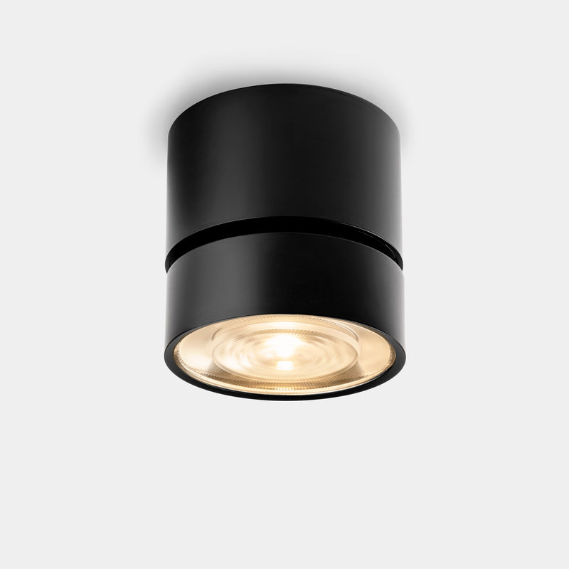 15-8037-60-DS, SPOTLIGHT KIVA SURFACE Ø95MM 13.2W LED WARM-WHITE 2700K CRI 92 22.7º DALI-2 BL, Black