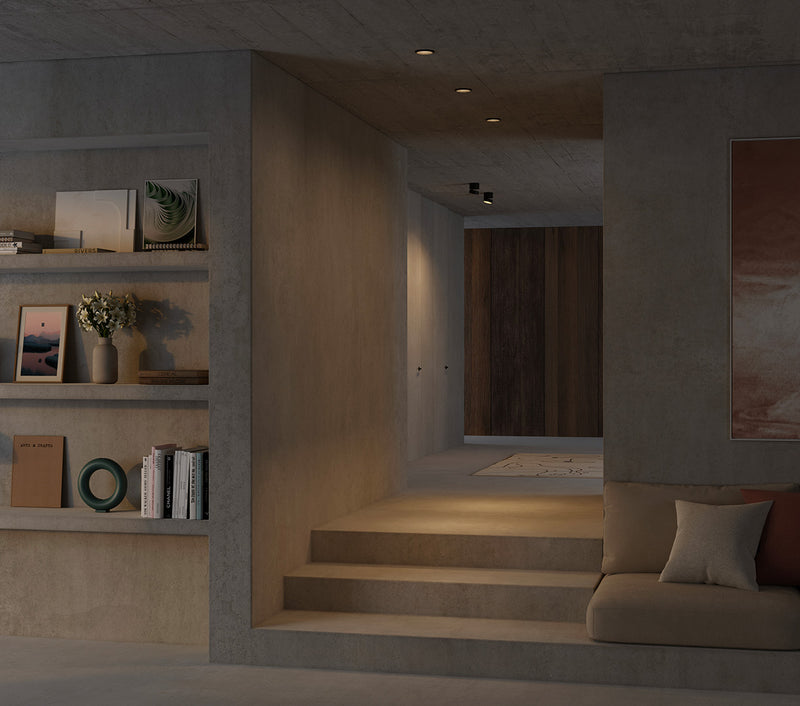 15-8037-60-MS, SPOTLIGHT KIVA SURFACE Ø95MM 13.2W LED WARM-WHITE 2700K CRI 92 22.7º PHASE CUT, Black