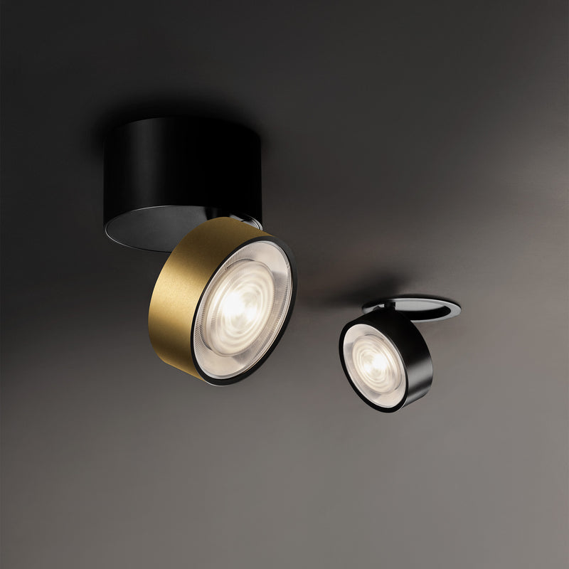 15-8037-DN-DS, SPOTLIGHT KIVA SURFACE Ø95MM 13.2W LED WARM-WHITE 2700K CRI 92 22.7º DALI-2 MA, Matte gold
