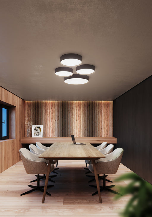 CEILING FIXTURE CAPRICE Ã˜330MM CASAMBI LED 18.2W 2700K BLACK 1258LM