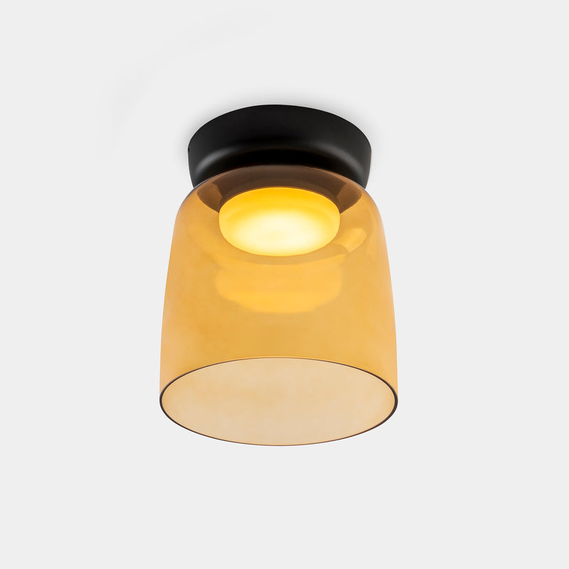 Levels 1 Body Ø220mm Surface Ceiling Light | 28.0W 2700K CRI92 Phase Cut | Black | 15-A131-05-15