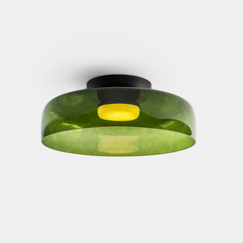 Levels Ceiling 1 Body Ø420mm Surface Ceiling Light | 28.0W 2700K CRI92 Phase Cut | Black | 15-A133-05-08
