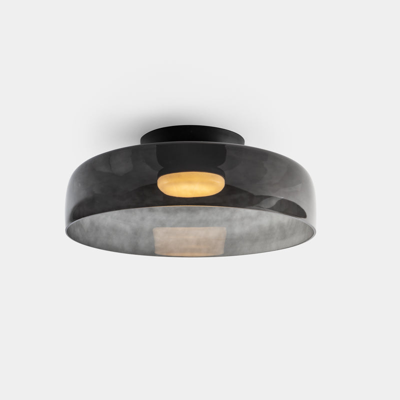 Levels Ceiling 1 Body Ø420mm Surface Ceiling Light | 28.0W 2700K CRI92 Phase Cut | Black | 15-A133-05-12