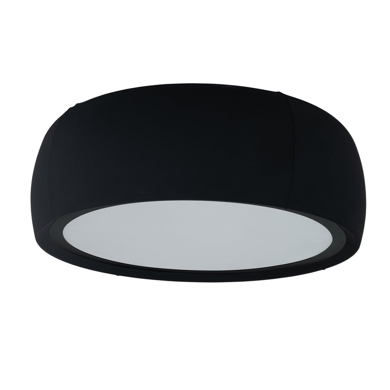 Gong Microprisma Ø1000 Surface Ceiling Light | 40.0W 2700K CRI92 Phase Cut | Black | 15-A338-60-EZ