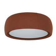 Gong Microprisma Ø1000 Surface Ceiling Light | 40.0W 4000K CRI92 DALI-2 / Push | Mahogany Brown | 15-A343-W1-L1