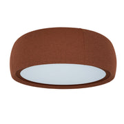 Gong Opal Ø1000 Surface Ceiling Light | 40.0W 3000K CRI92 DALI-2 / Push | Mahogany Brown | 15-A347-W1-L1